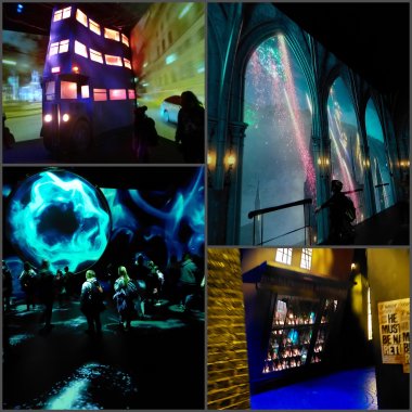 Collage Harry Potter Ausstellung Köln